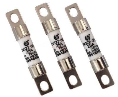 China Ceramic EV Bolted Type Round Tube Electric Vehicle Fuse EV322 3EL 25A 700VDC for sale
