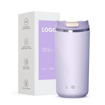 Chine 350 ml/480 ml tasse à eau chaude Voyage électrique BPA sans fuite à l'épreuve de la peinture en acier inoxydable à vide isolé tasse de café réutilisable à vendre