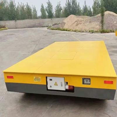 Cina Auto piatta elettrica avanti indietro a sinistra girare a destra girare pivotare in posizione carrello di trasferimento del materiale in vendita