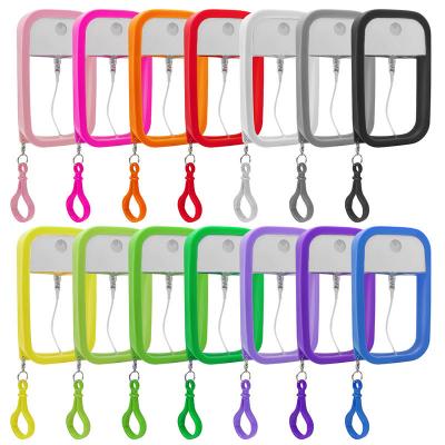 China Alcohol Disinfectant Card Type Spray Bottle Mini Keychain PET 2cm Thick for sale