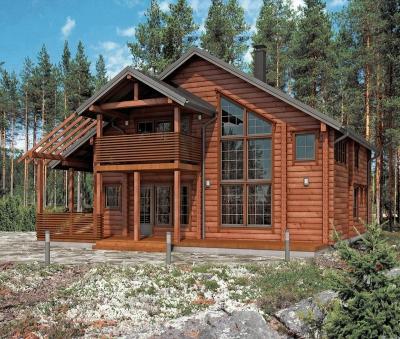 China Modern Quick Setup 2 Storey 4 Bedroom Prefab Wooden Home / Cottage Design For Living for sale