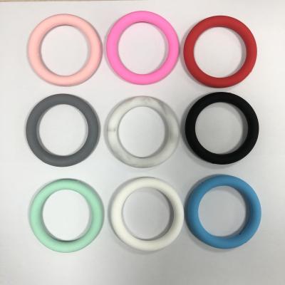 China Wholesale PISSEN Silicone focal o ring Beads for DIY keychains for sale