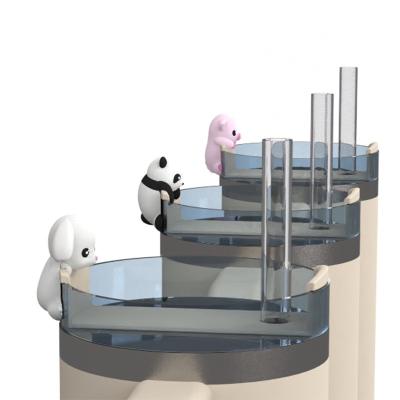 China Bar Accessories Cute Cartoon Panda Rabbit Bunny Pig Design BPA Free Food Grade Silicone Aceesoreis for Bottle Tumblers for sale