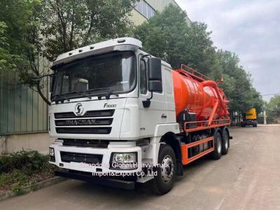 China Shacman F3000 6X4 Sewage Suction Truck 20 Cubic Meters Volume 300HP for sale