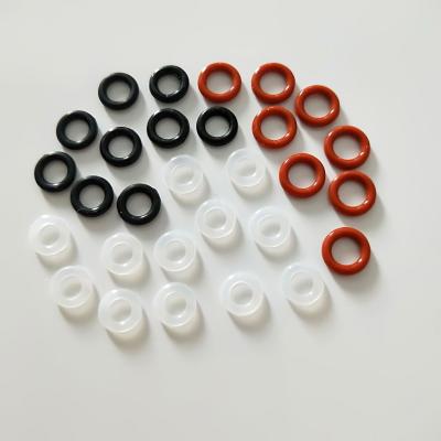 China Industrial Waterproof Nitrile Rubber O Ring NBR FKM VMQ EPDM Solution Sealing High Temperature Black O Ring for sale