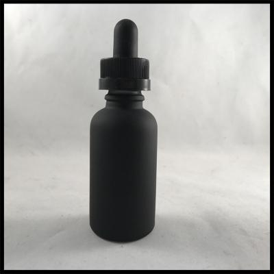 China 30ml Frosted Glass Bottles For Vape E Juice Liquid With Childproof Tamper Cap And Glass Dropper Pipette Bottles for sale