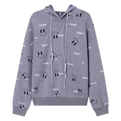 China Custom Logo Fashion Design Anti-wrinkle Hoodie Womens Basic Cotton Sweatshirt for sale