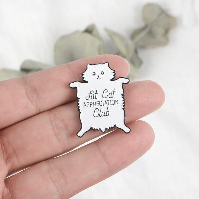 China 10 Styles Box Kitten Hugging Cats Brooch Bag Cat Hard Enamel Pin Manufacturer Clothes Lapel Pin Cartoon Animal Jewelry Gift for sale