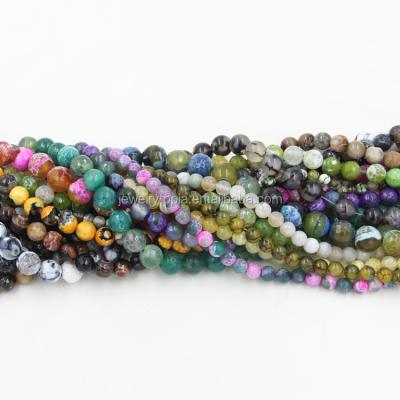 China Wholesale Green Gemstone Star Bead Dragon Veins Agate Beads for sale