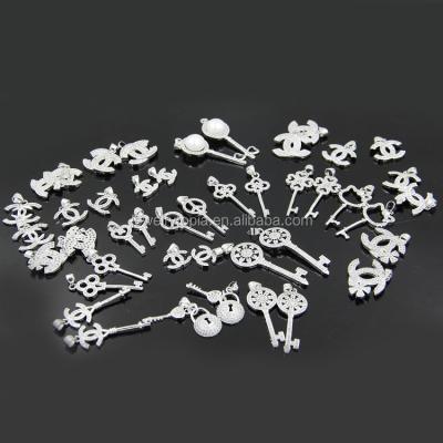 China Wholesale Silver CZ Silver Micro Pave Charm for sale