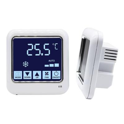 China 3 Speed Fan Controller 110V/220V Digital HVAC Room Recessed Thermostat With EC Fan Controller for sale