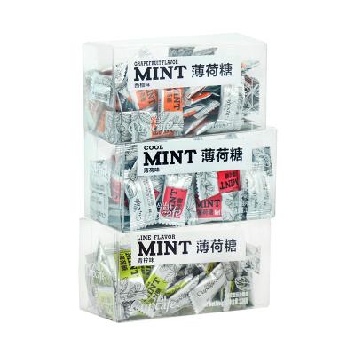 China Natural High Quality Fruity Hard Candy Mint Three Flavors Tablets Sugar Free Candies for sale