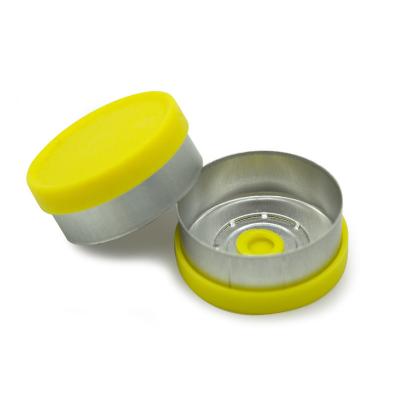 China Color y logotipo personalizados Tapones de botellas de aluminio para viales de inyección Profesional médico en venta