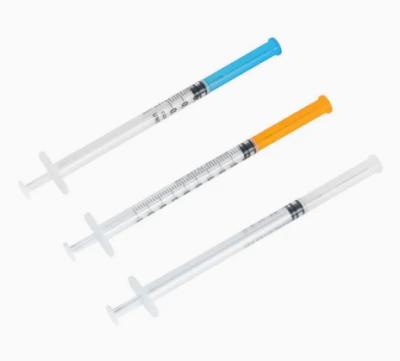 中国 1ml 低死空間注射器 針付き 医療用全用安全注射器 販売のため