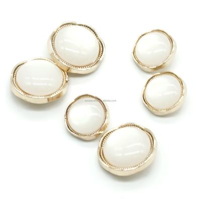 China New Design Shiny High Quality Custom Jewelry Leg Button Metal Zinc Alloy Button For Woman's Coat Jackets for sale