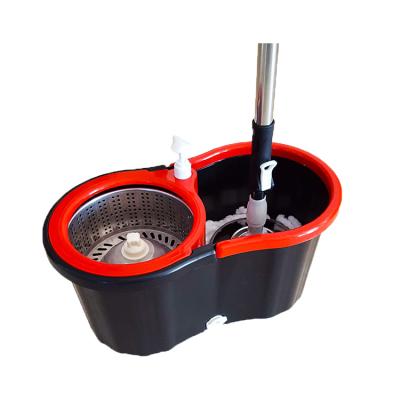 China New Design Durable 360 Round Magic Bucket Twist Broom With Magic Spin Bucket Broom for sale