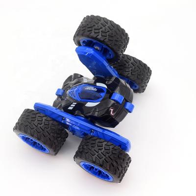 China High Speed RC Model HappySun Trick Truck Kids Latest Double Side Roll 360 Double Sided Stunt RC Car Remote Control Toy for sale