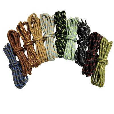 China Hot Sale Long Boot Lace Lace Round 5 Mm Wide Shoestring String For Sport Outdoor 180 Cm for sale