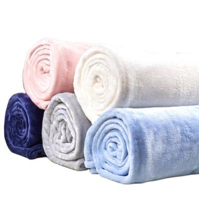 China Wholesale Winter Baby Blankets Folded Blanket Throw Blanket Warm Fleece for sale