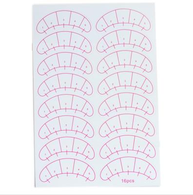 China Disposable Card Lash Training Paper Starter Disposable Wholesale Quality Eyelash Extension Guide Kit for sale
