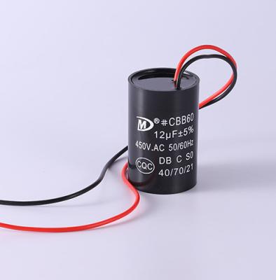 China Self-healing cbb60 electromotor capacitor for sale