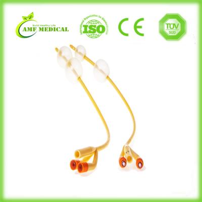 China Chronic 2 Way Dover Silicone Foley Catheter Set Suprapubic Double Balloon Medical Disposable for sale