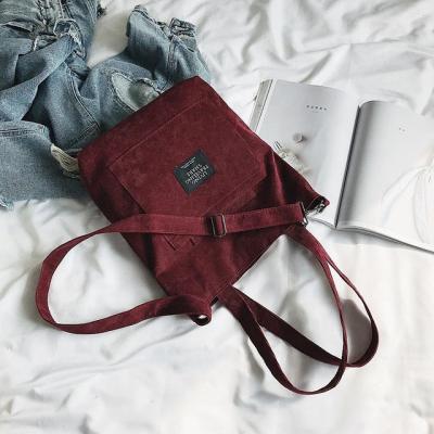 China Vintage Ladies Tote Female Eco Crossbody Bag Handbag Cotton Canvas Zipper Shoulder Bag High Quality Women's Casual Messenger Bags L0106-1 for sale