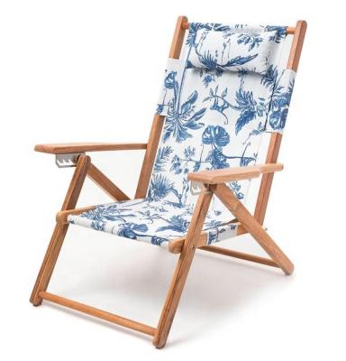 China Customied Design Color OEM Folding Beach Chair Backpack Deluxe Easy-carry Tommy Bahama Chairs CHINOISERIE for sale