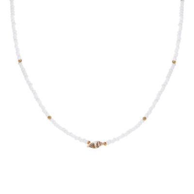 China New FASHIONABLE Costume Female Multilayer Butterfly Necklace Pearl Color Pearl Pendant Necklace for sale