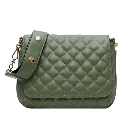 China 2021 High Quality New Fashion Versatile Women Bag Cross - Body Bag Wide Single Shoulder Bag for sale