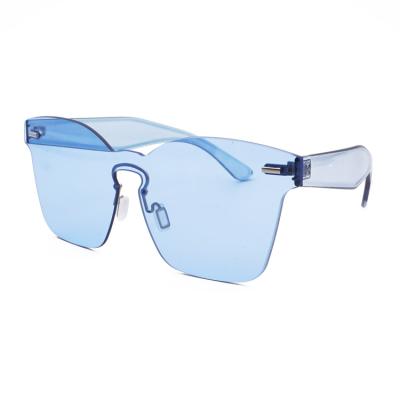 China Fashion Sunglasses Assorted Colors Frame Women Factory Sun Glass Sunglasses Rimless Transparent Women for sale