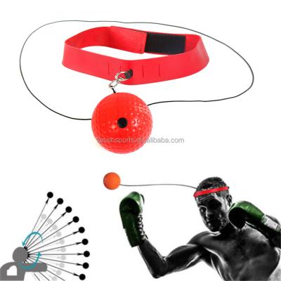 China PU Training Equipment Boxing Reflex Ball Headband Set Speed Ball Boxing. for sale