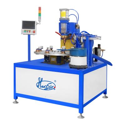China Máquina de soldadura de mesa rotativa totalmente automática de punto mesa montada para nuez en venta