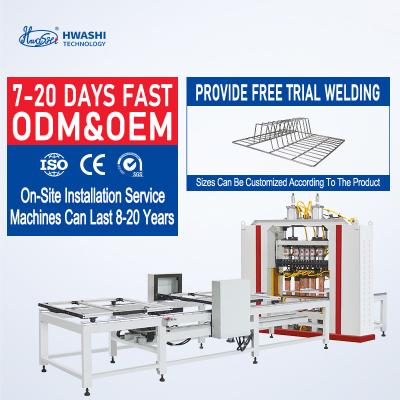China Hwashi Corrosion-Resistant and Load-Bearing Automatic Wire Shelf Welding Machine for Refrigerator Shelves in Brazil for sale