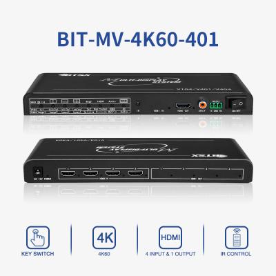 China 4K60 HDMI Multiview Monitor 1 Out 4 In HDMI Screen Splitter Multiviewer for sale