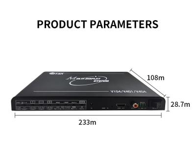 China Bitvisus 4K60 HDMI Multi Viewer Audio Video Screen Splitter With Remote Control for sale