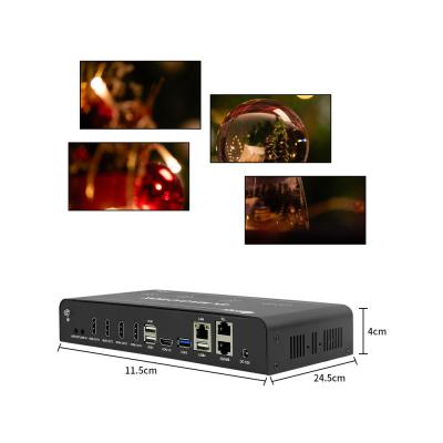 Cina Splicing multi-screen per pubblicità e sorveglianza Ultra HDMI 2.0x1 HD 4k 2x2 video wall controller in vendita