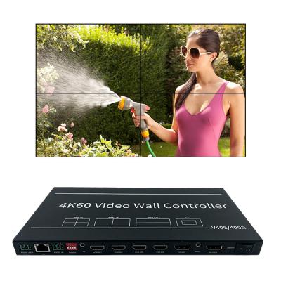 Chine 4 en 6 sortie 9x2 1x4 1x5 1x6 2x3 3x3 Processeur HDMI Splitter Switcher Contrôleur mural vidéo à vendre
