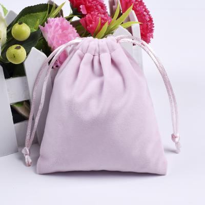 China Custom Double Drawstring Pouch Cosmetic Collection Bag Jewelry Bag Fabric Factory Plush Free Selectable Assorted Promotional Gift for sale