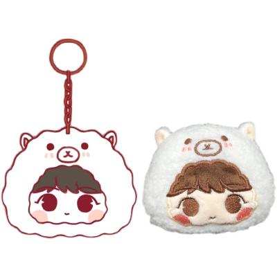 China Cute Gift CE ASTM Customization OEM Low MOQ Adorable Small Size Animal Hang In The Car Plush Stuffed Animal Key Chain ODM Plush Toys for sale