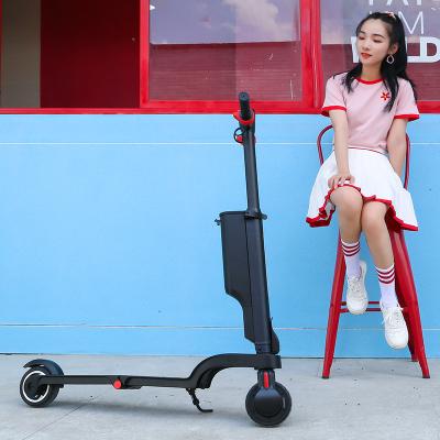 China Unisex Quad Folding E-scooter 250W USB 5.5 Inch 6AH X6 Backpack Electric Scooters for sale