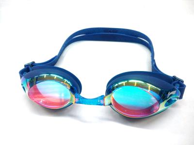 China Pro Shatterproof Adult Swim Goggles , Anti Fog Triathlon Swimming Goggles for sale