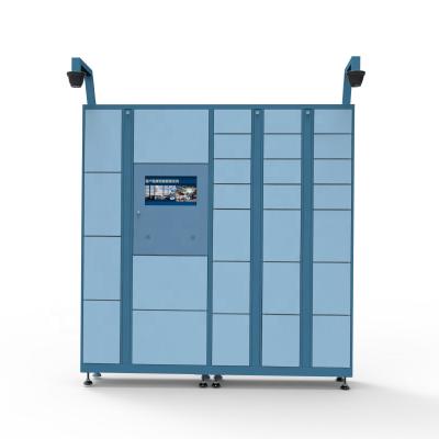 China Subway Station Airport Shopping Mall Smart Locker Vending Mcahine Sheet Matel Customized Outdoor Locker Intelligent Locker Vending Machine for sale