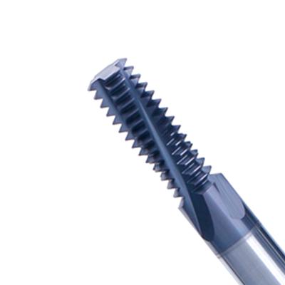 China High Wear Resistance Solid 8mm End Mill Cutter For Metal Internal Threading for sale