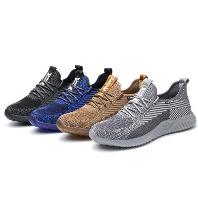 China Insulative factory popular anti nail and safety construction site construction anti impact steel toe light and breathable shoes for sale