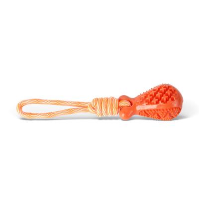 China Eco-Friendly Dog Chew Toy with Cotton Rope - Treat Dispensing for Dental Hygiene - Indestructible Toy for Cats and Dogs for sale