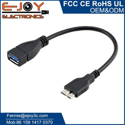China High Speed Camera USB 3.0 A Female To Micro B OTG Male Data Cable For Samsung Galaxy Note 3/Note 4/S5 P900 PC for sale