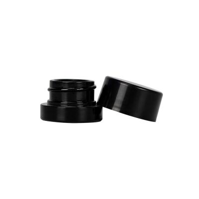 China Round Glass Concentrate Containers 5mL 7ml Airtight for sale