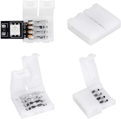 China eSann Led Strip 10mm Wide Gapless Unwired Solderless RGB Led Strip Lightweight Plastic Panel To Board 4 Pin Connectors for sale