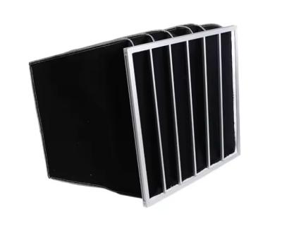 China Galvanized Steel Plate Bag Air Filters For Strong Adsorption Capacity for sale